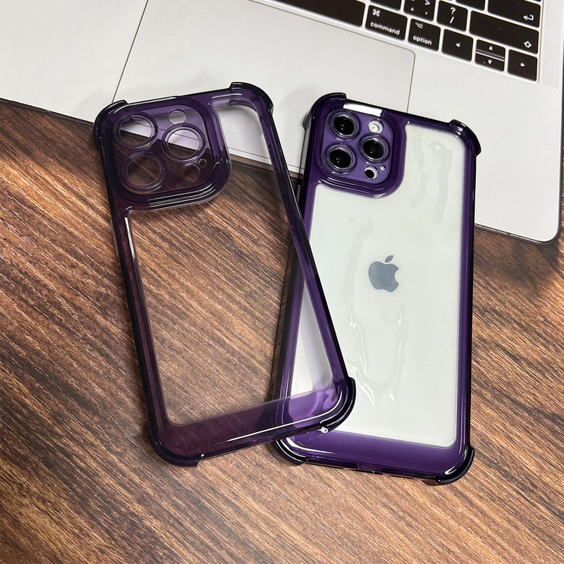 iPhone17 携帯電話ケースに適した四隅エアバッグ Apple 16Pro アクリル落下防止 13/14 スペースケース卸売|undefined