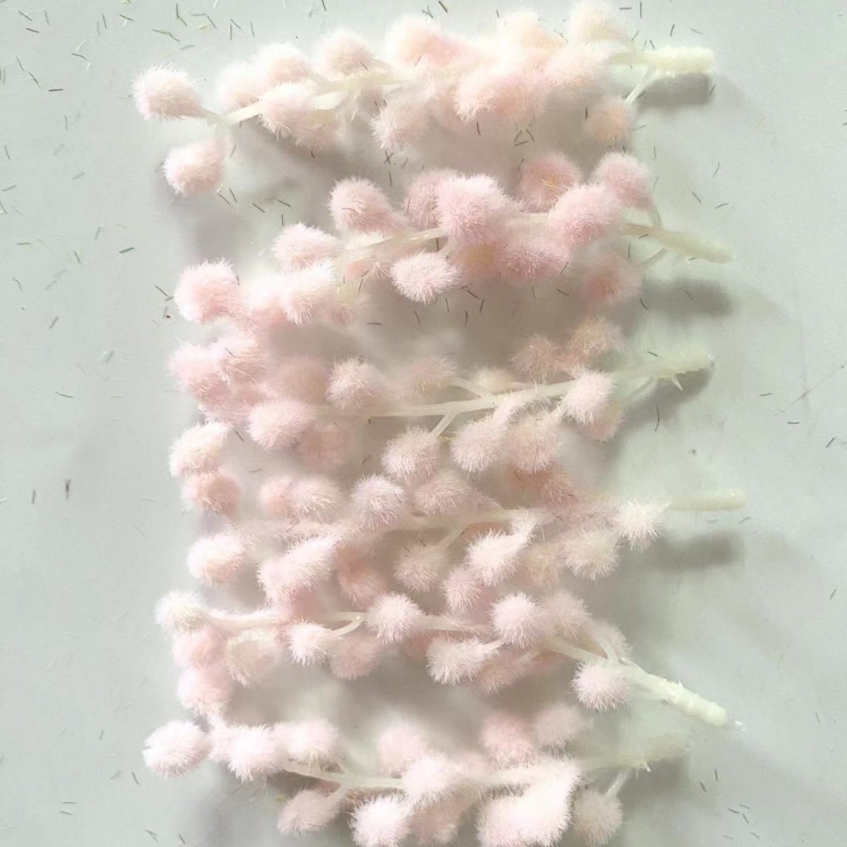 工場直販の造花アカシア、半完成品の花頭、DIY手工芸品、卸売、家の装飾と美化