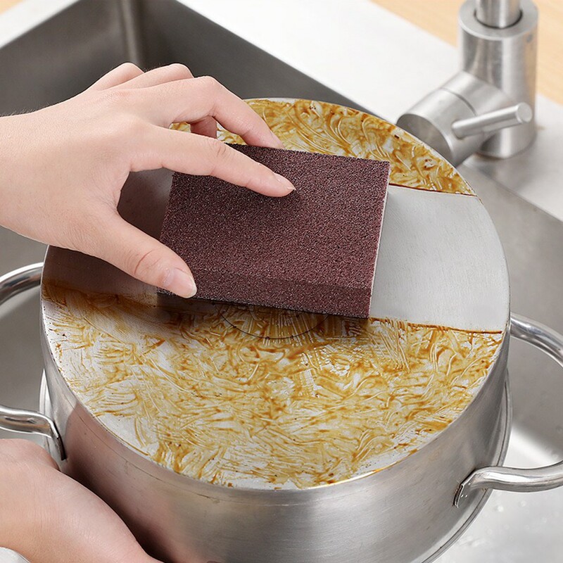 Emery magic wipe pot bottom floor cleaning descaling sponge pan wipe magic wipe rust stains nano sponge Emery magic wipe pot bottom floor cleaning descaling sponge pan wipe magic wipe rust stains nano sponge