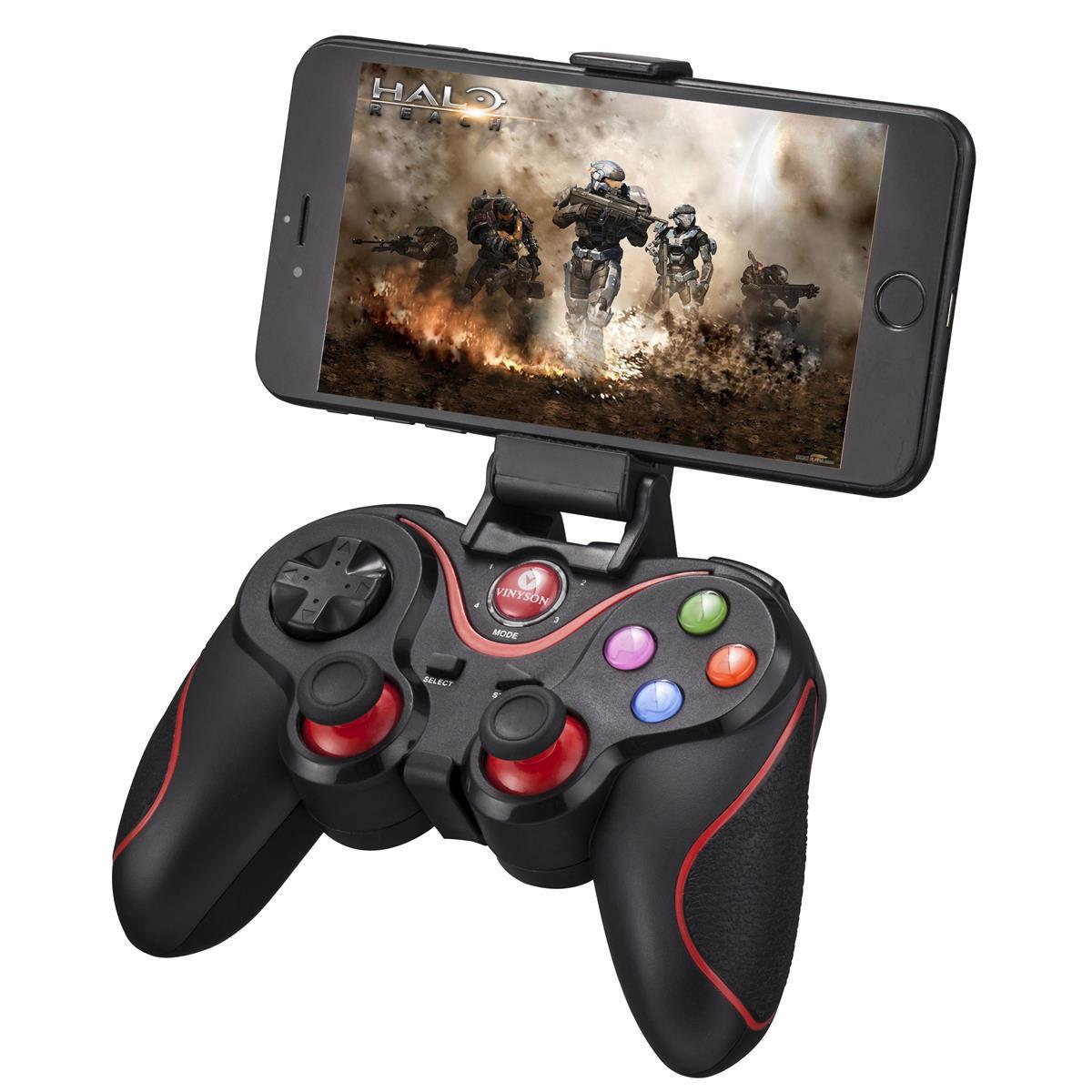 Controlador de juegos V8 compatible con juegos de teléfonos móviles Android/iOS, dispositivos portátiles inalámbricos Bluetooth para p3/pc.