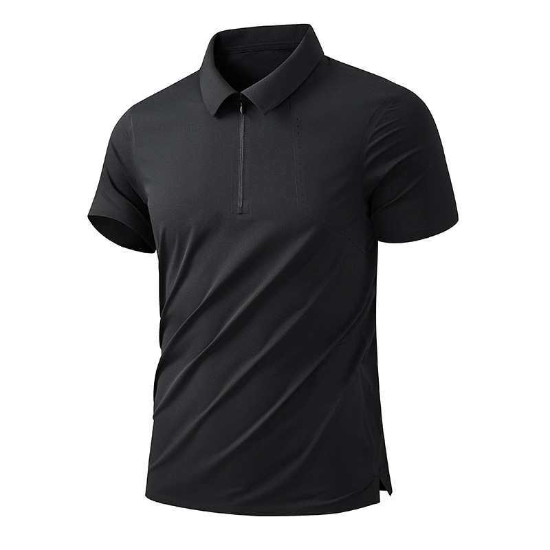 Playera Polo de Manga Corta de Nylon, De Secado Rápido, Transpiración, Sensación Fría image 11