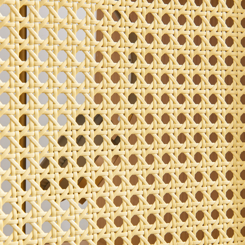 Estantería de ratán de estilo japonés estantería de piso con puerta gabinete de almacenamiento de sala de estar creativa Gabinete de exhibición de múltiples capas