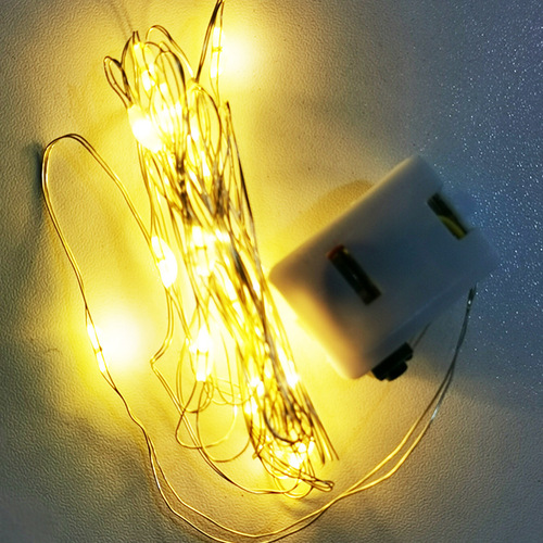 led copper wire button copper wire lamp birthday party gift box cake bouquet decoration copper wire lamp wholesale