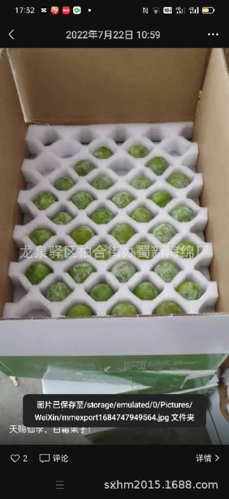 厂家供应李子缓冲内衬包装泡沫/水果快递包装泡沫/拉伸泡沫