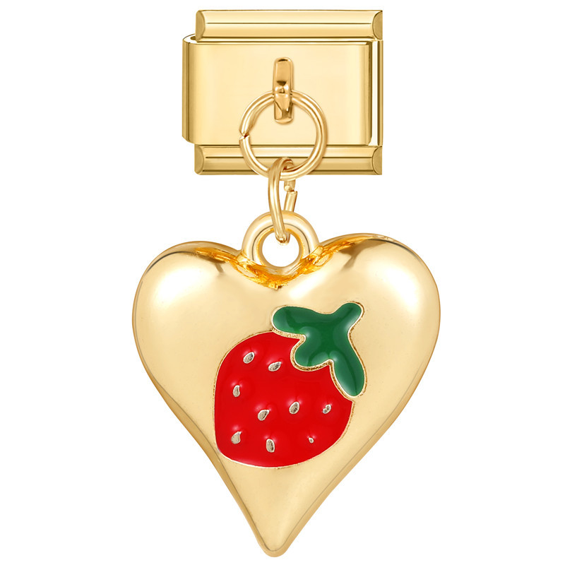 Gold base-love strawberry