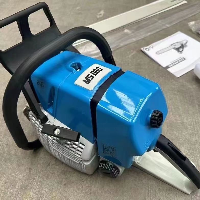 MS660油锯汽油伐木锯大功率进口款外贸批发家用工业园林导板链条