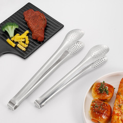 201不鏽鋼食品夾牛排夾自助餐燒烤夾子麵包夾瀝油夾食物夾烤肉夾