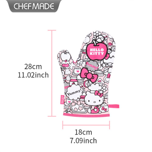 Kitchen Kitty Insulated High-Temperature Resistant Camouflage Anti-Scald Gloves for Microwave Kitchen Oven, 2-Piece Set