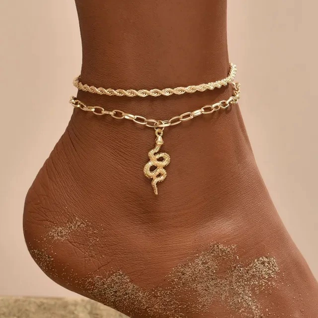Fashionable sophisticated ankle bracelet, wish, European style, simple and elegant design