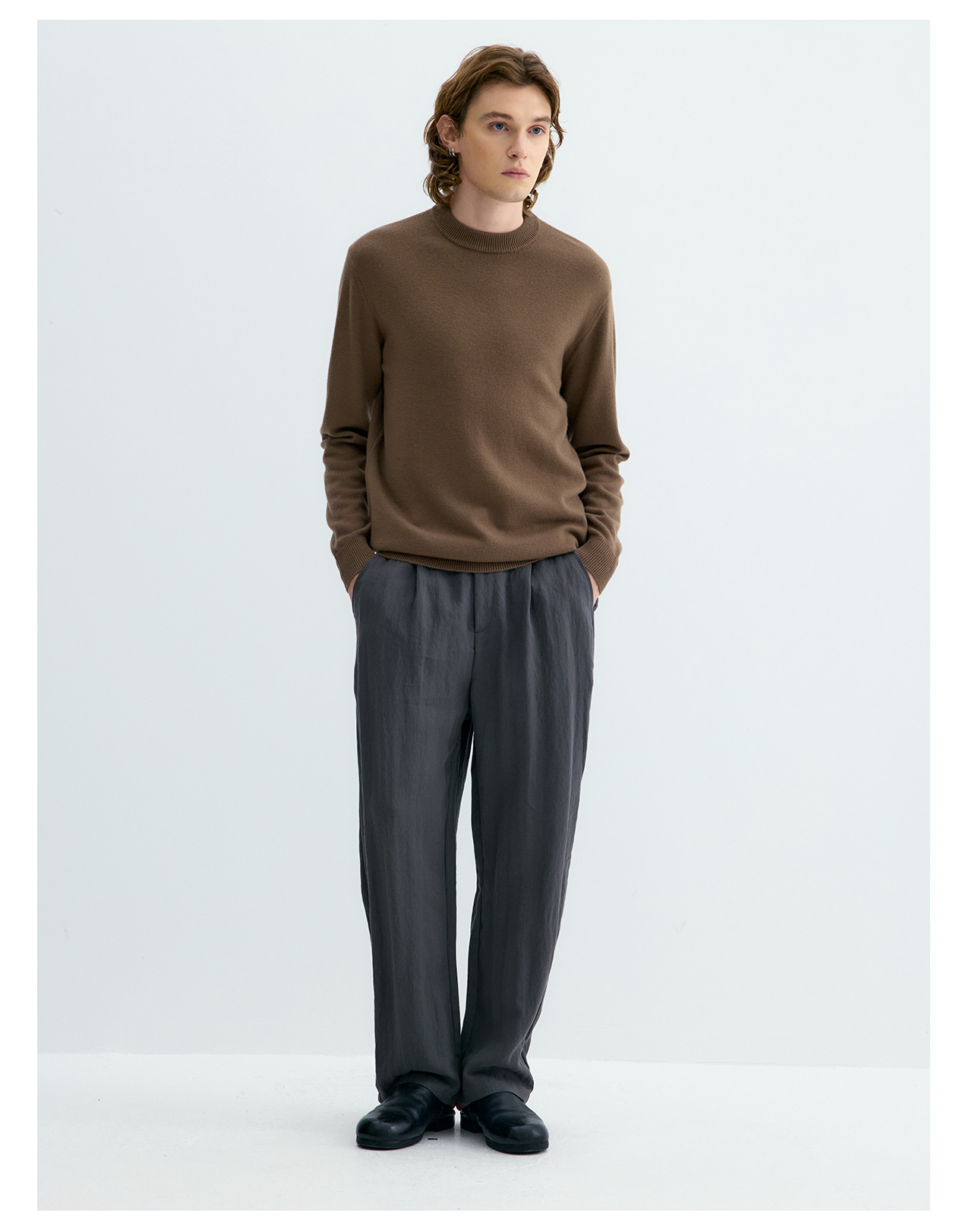 UNF Merino Wool Half-Turtleneck Sweater
