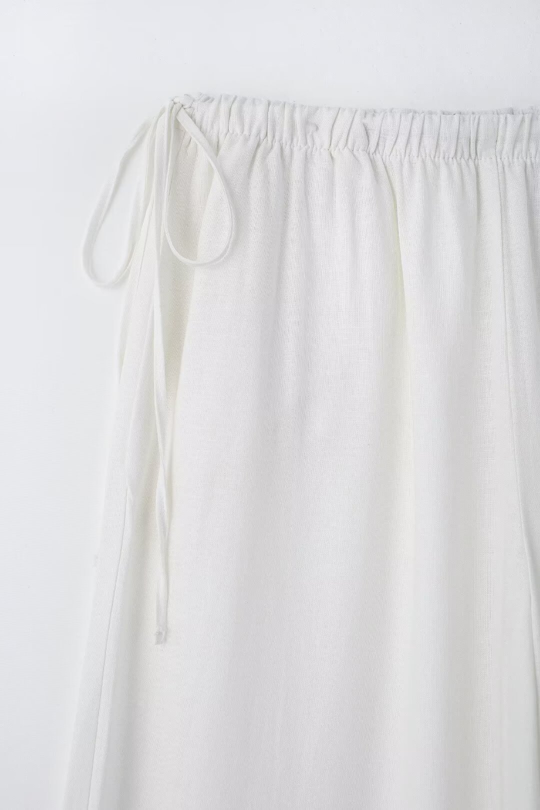 2024 Summer New Collection Women's Linen Blended Wide Leg Pants_voghion.com