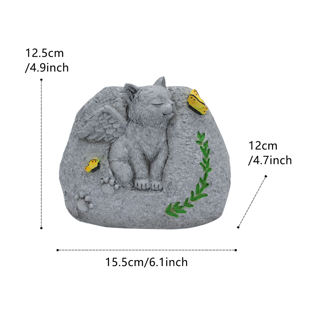  pet dog tombstone creative flower pot resin simulation commemorative stone cat small animal sacrifice tablet flower pot now