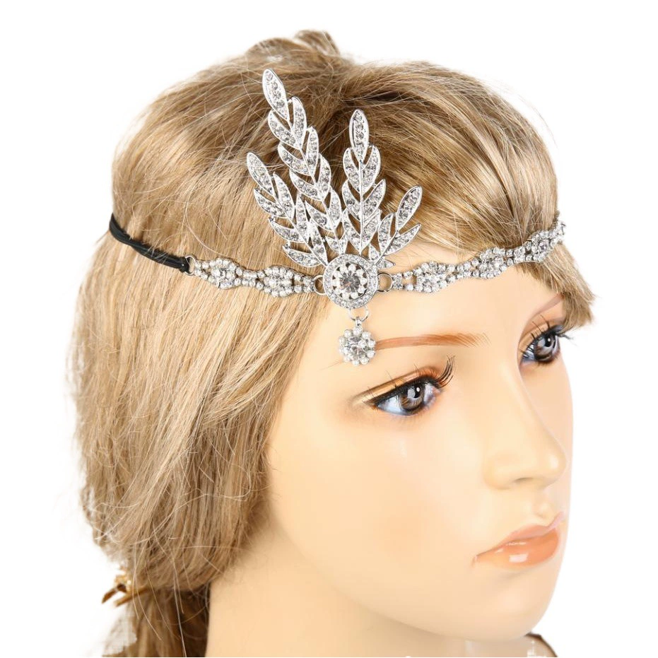 Европейские и американские хит продаж удлиненная Жемчужная Повязка для волос Головные уборы Аксессуары для свадебного платья повязка для волос Свадебные аксессуары