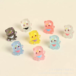 Фигурка кошки Луны из смолы декор в авто DIY