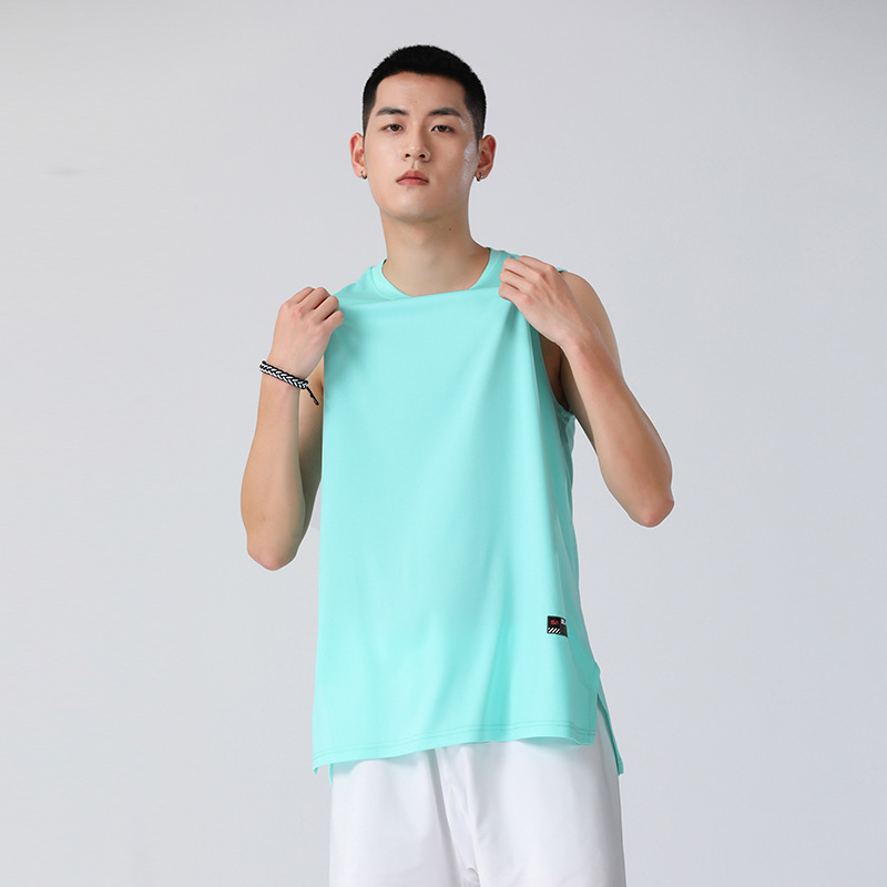 Chaleco deportivo Hombre Fitness chaleco sin mangas de secado rápido entrenamiento de baloncesto al aire libre obstáculo correr baloncesto chaleco deportivo