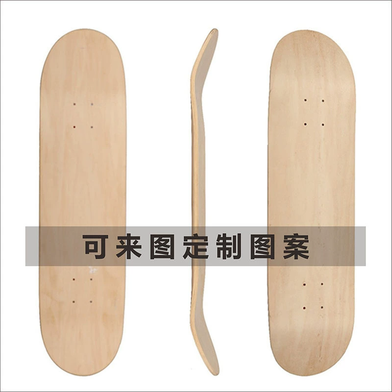 Кленовая доска, четыре колеса, скейтборд, ручная роспись, световая доска, декоративная доска