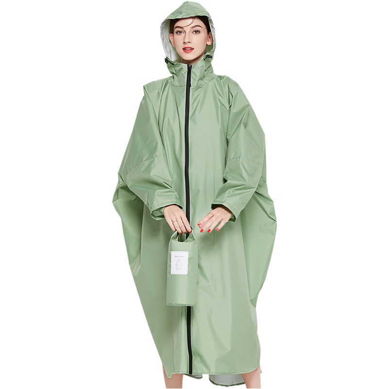 Japonés y coreano Taiwán moda adulto ciclismo impermeable al aire libre hombres y mujeres pareja engrosada Amazon poncho agente de comercio exterior