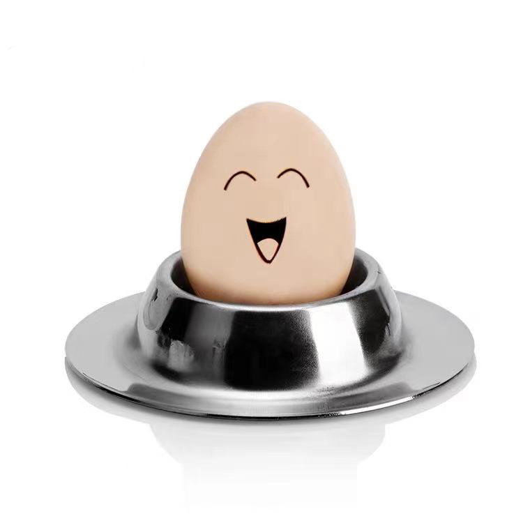 Xinxiang herramientas creativas de alimentos bandeja de huevos redondos de acero inoxidable titular de huevo plato de salsa 201