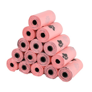 Degradable Pet Pocket Bag EPI Degradable Environmentally Friendly Dog Poop Bag Cat Dog Garbage Bag Cat Litter Bag Factory Wholesale