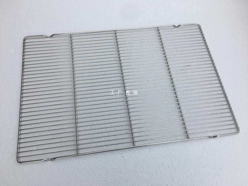 A5L加厚不鏽鋼烘焙涼網60*40CM麵包蛋糕胚涼網架商用燒烤網冷卻架