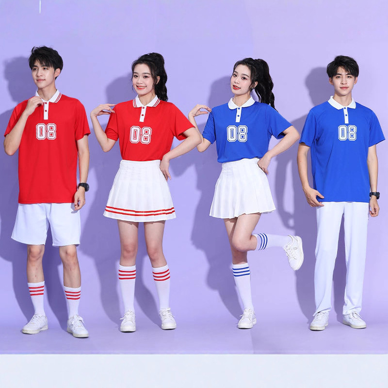 South Korea women's cheerleading costume suit jazz dance cheerleading men's and women's student sports meeting cheerleading performance costume