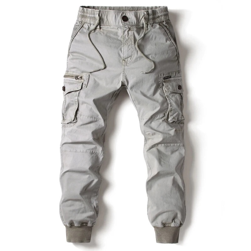 Men's Cargo Pants, Jogger Casual Pants, All-Cotton Military-Style Streetwear, Men's Work Tactical Sports Pants, Plus Size