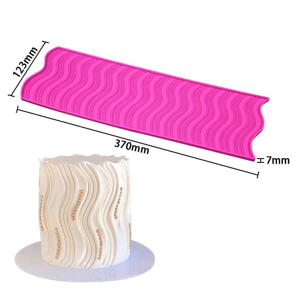 Nueva gema diamante patrón impresión molde borde molde DIY fondant encaje pad pastel decorativo molde de silicona