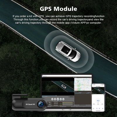 Driving recorder Single-Lens Dash Cam with - v40-no-card-gps-track