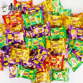 康师傅3+2苏打夹心饼干3加2柠檬奶油味散装整箱零食小吃休闲食品