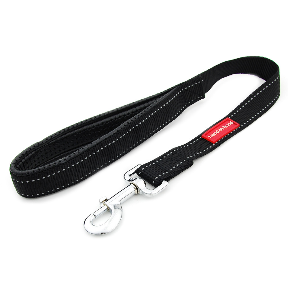Transfronterizo de mano bebé perro grande mascota cuerda de tracción nylon reflectante mascota cordón corto perro cadena en stock
