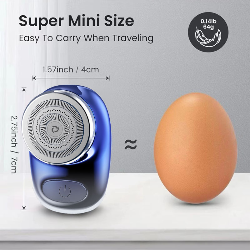 Transfronterizo Venta caliente mini máquina de afeitar de los hombres de afeitar USB recargable de viaje portátil impermeable máquina de afeitar eléctrica