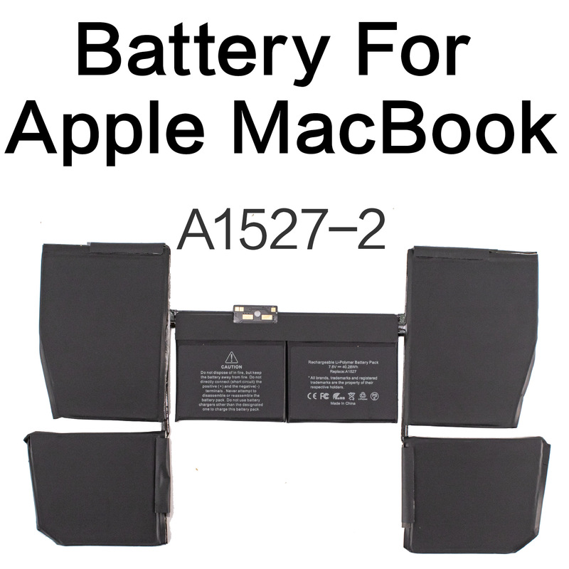 A1527-2 is suitable for Apple laptop batteries MacBook Pro 12" A1534 2015–2017 models A1527-2 is suitable for Apple laptop batteries MacBook Pro 12" A1534 2015–2017 models