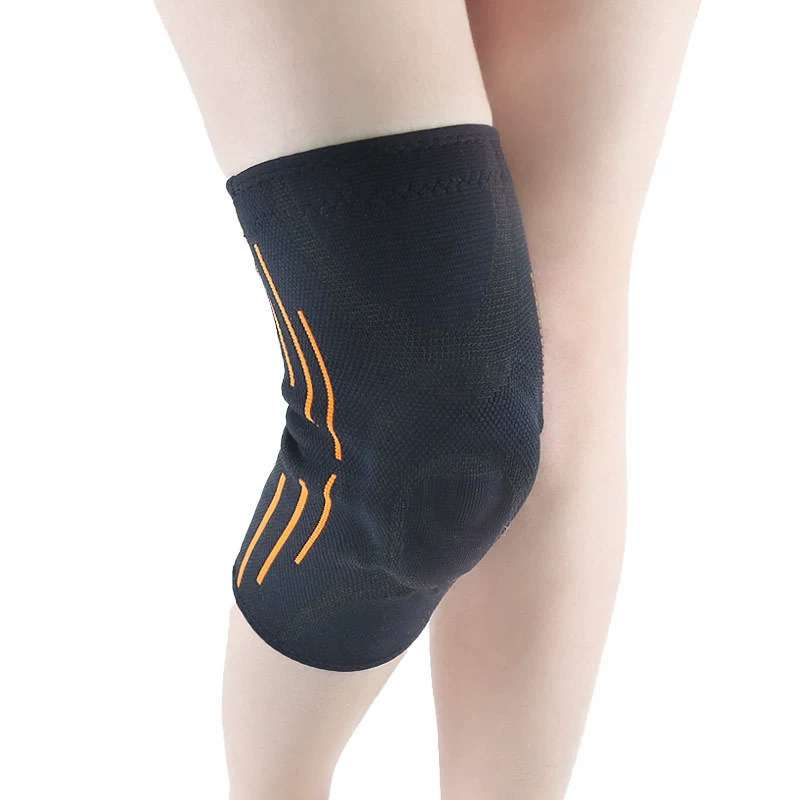 Спортивная силиконовая наколенник для мужчин и женщин, чехол для наколенника, баскетбол, бег, альпинизм, фитнес, спортивное защитное снаряжение, Защита ног