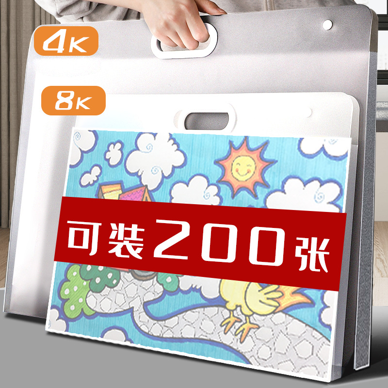 4K esmaltado álbum de fotos bolsas de mano A4