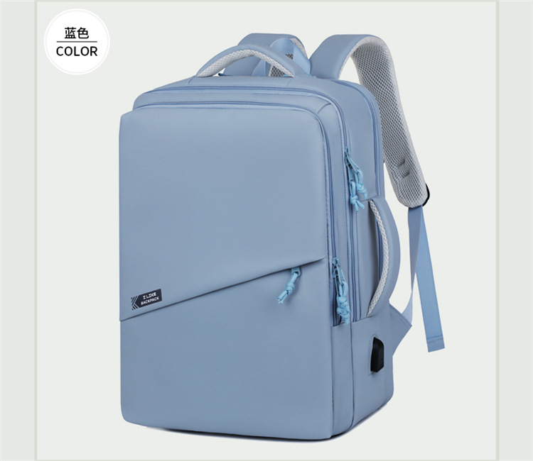 Cross-border backpack for men, multi-functional laptop bag, large-capacity dry-wet separation, leisure business travel backpack undefined