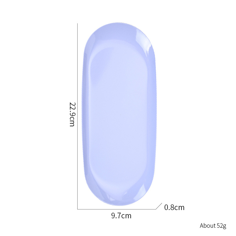 Oval tray-romantic purple