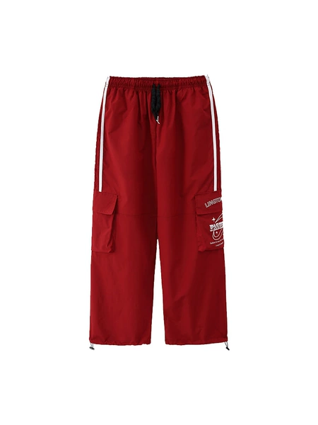 104 burgundy overalls