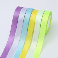 跨境2cm缎带丝带彩带绸带礼品包装 涤纶织带婚庆蛋糕装饰绑带
