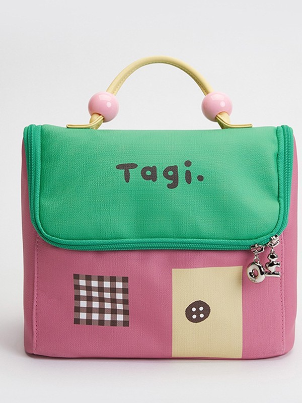 Tagi.机灵小房子防水皮质便携洗漱包大容量相机收纳包化妆包|undefined