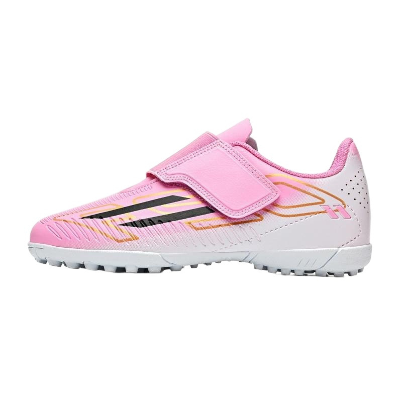 Zapatillas de Fútbol Infantil AG TF, TPU, Ligero, Cierre Adhesivo, para Terreno Firme
