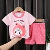 Summer children's shorts, cotton set, T-shirt suitable for men and women girl's, children's clothing, 2022, wholesale