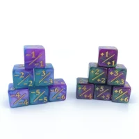 Акриловые фиксированной/сделал Dice многоцелевой развлечения MTG Волшебная карта Dice 16 мм квадратный угол сложения и вычитания номер Dice