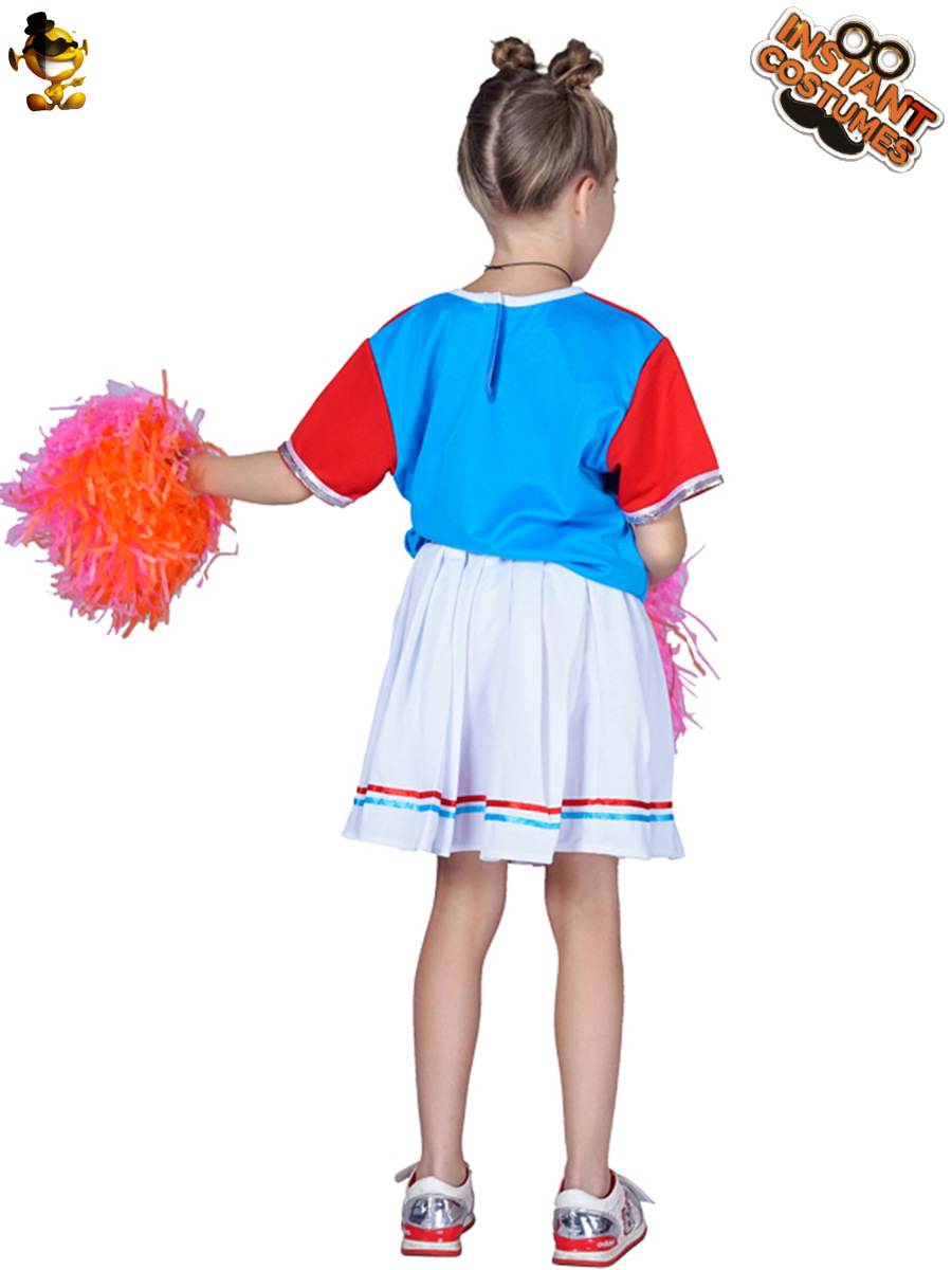 Falda de baile de porristas de estilo de Campus de niñas para niños