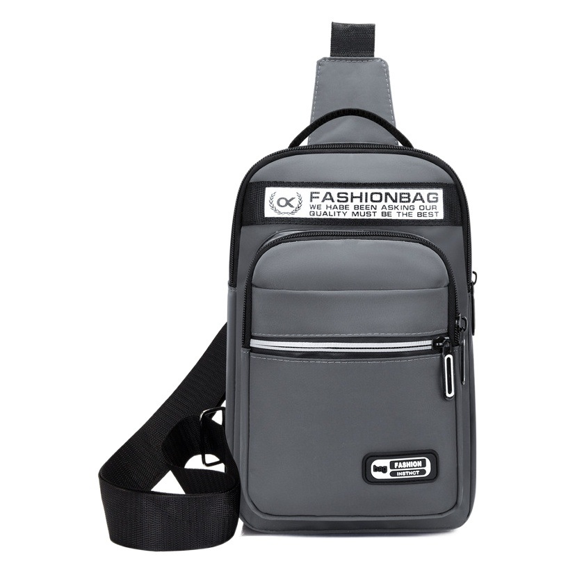 Nueva tela Oxford bolso de hombro de los hombres simple de gran capacidad de cercanías bolsa de mensajero al aire libre ocio multiusos bolsa de pecho