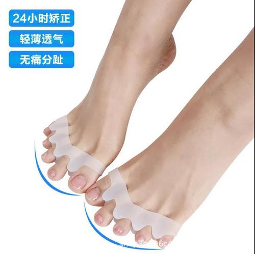 Hallux valgus correction with big bone silicone toe overlapping five toes split toe separation corrector wholesale