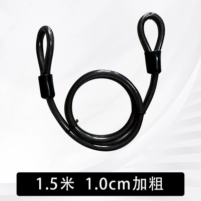 Avtomobil qapı kilidi silindrləri Portable Lock Motorcycle Electric - 1688-thick-steel-cable-10-15