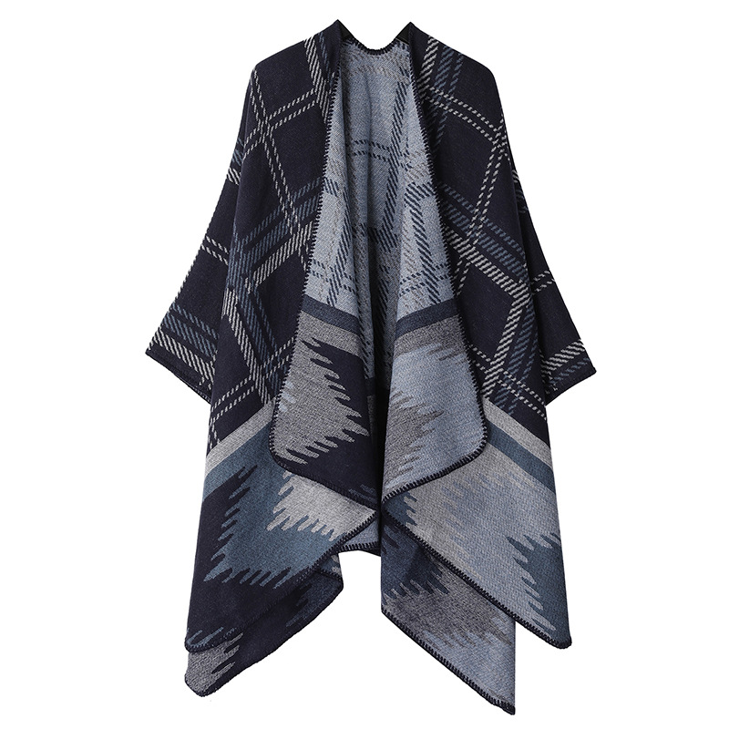 Sciarpa unisex Scialle alla moda versatile mantello spesso coperta cappotto sciarpe calde_voghion.com