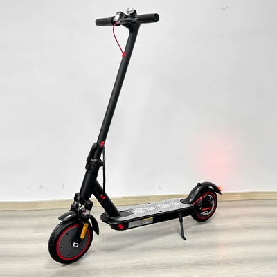 Led Variable Frequency High-Speed Electric Personalized Scooter, Foldable Two-Wheeled Small Electric Scooter for Personal Transportation (Qatlanan elektrik skuterlər) - black