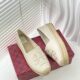 Top Plate Original Big Brand Genuine Leather Fragrant Style Fisherman's Shoes with Straw Bottom One Pedal Sheepskin Lazy Thick Bottom Loafers