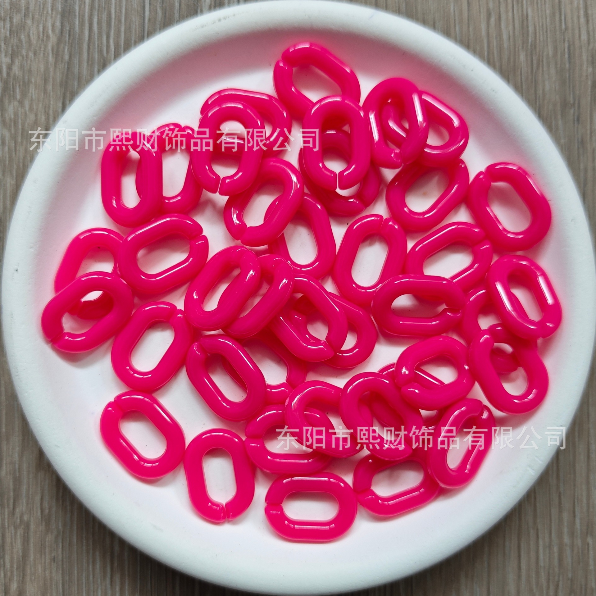 20x14mm color acrílico cadena hebilla anillo llavero bolsa colgante accesorios de la joyería de DIY fábrica al por mayor